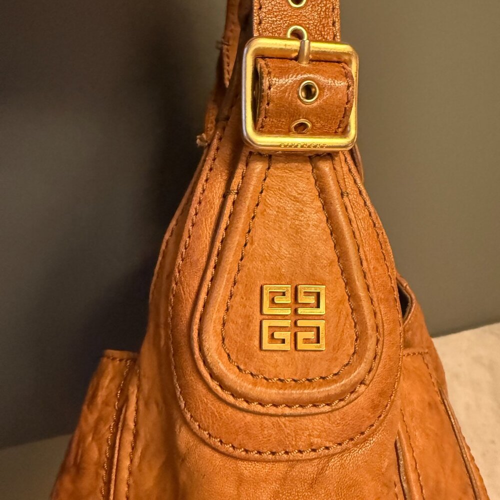 Givenchy Cognac Brown Leather Hobo Bag - Picture 5 of 13